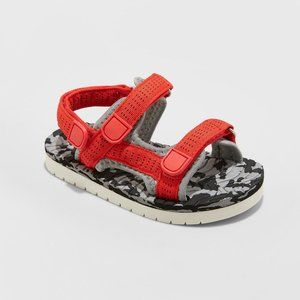 NWT Toddler Boys' Paul Footbed Sandals Cat & Jack